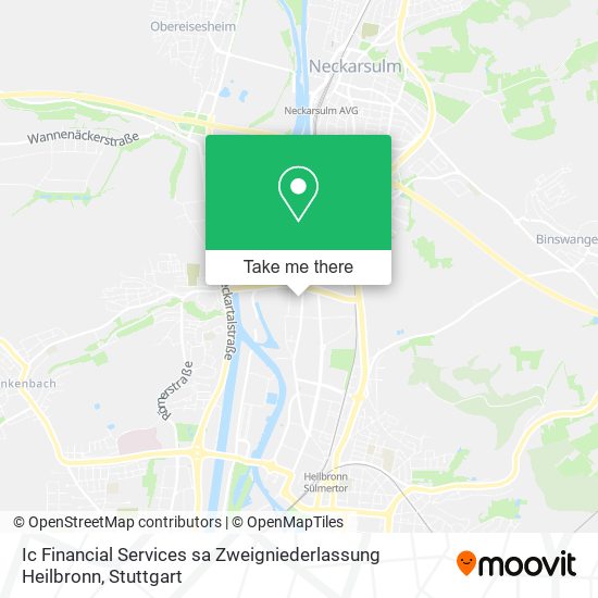 Ic Financial Services sa Zweigniederlassung Heilbronn map