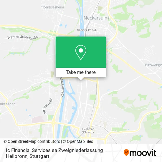 Карта Ic Financial Services sa Zweigniederlassung Heilbronn