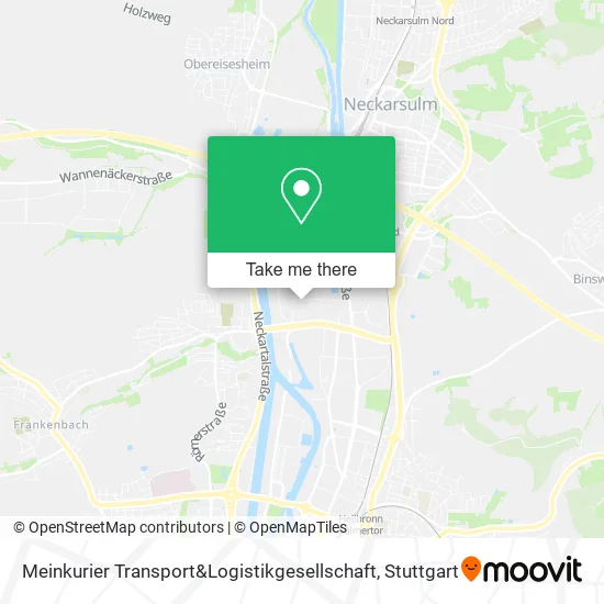 Карта Meinkurier Transport&Logistikgesellschaft