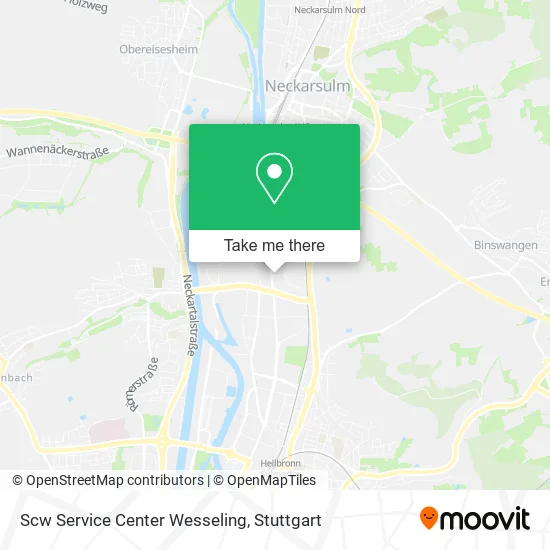 Карта Scw Service Center Wesseling