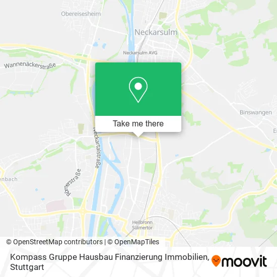 Kompass Gruppe Hausbau Finanzierung Immobilien map