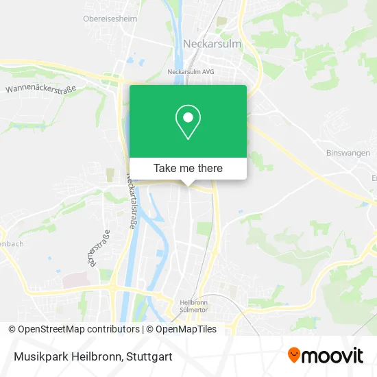 Карта Musikpark Heilbronn