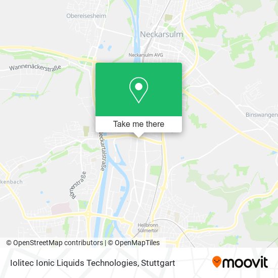 Iolitec Ionic Liquids Technologies map