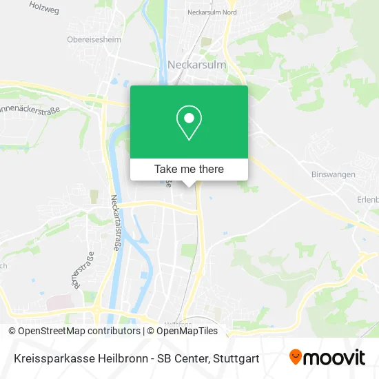 Карта Kreissparkasse Heilbronn - SB Center