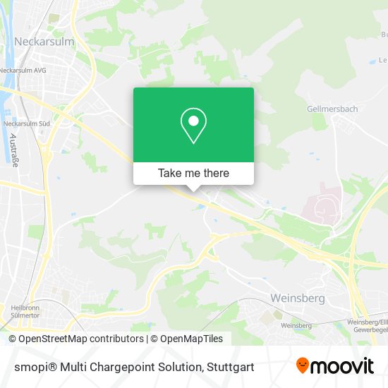 smopi® Multi Chargepoint Solution map