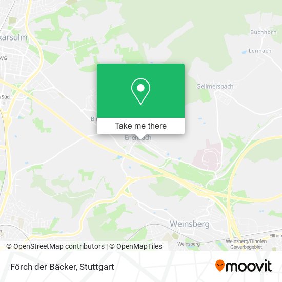 Förch der Bäcker map