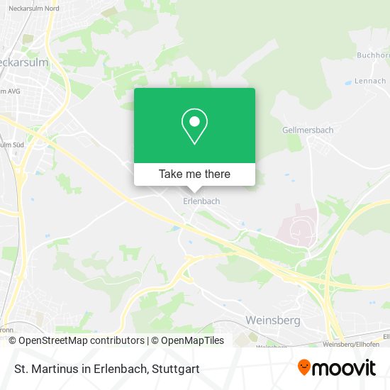 St. Martinus in Erlenbach map