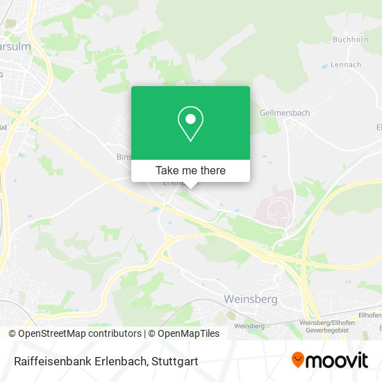 Raiffeisenbank Erlenbach map