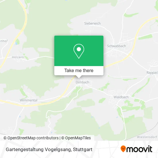 Карта Gartengestaltung Vogelgsang