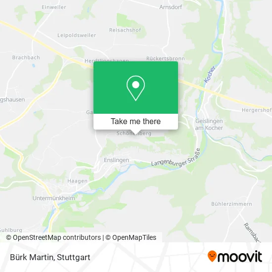 Bürk Martin map