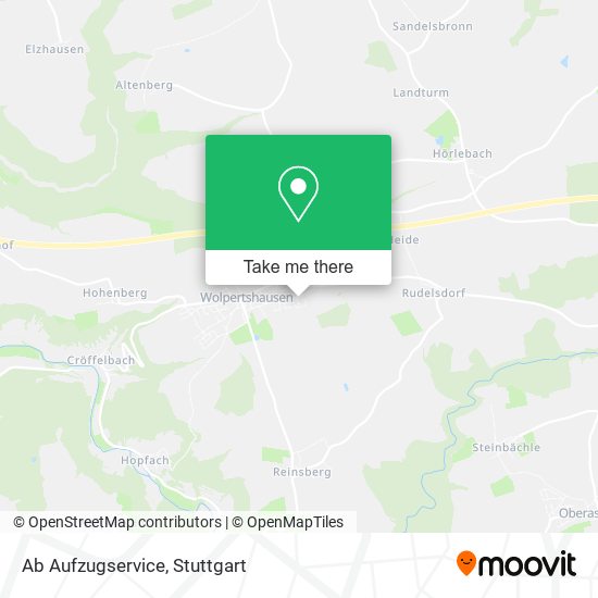 Ab Aufzugservice map