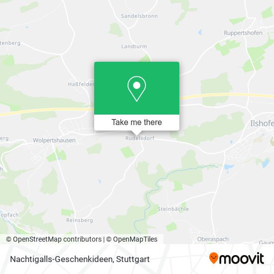 Nachtigalls-Geschenkideen map