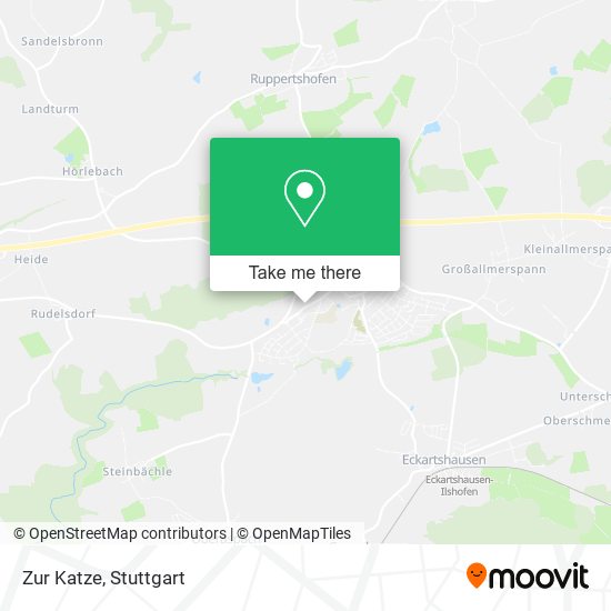 Карта Zur Katze