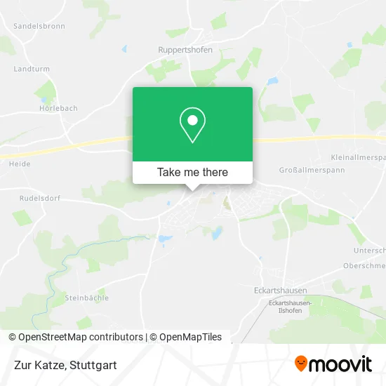 Карта Zur Katze