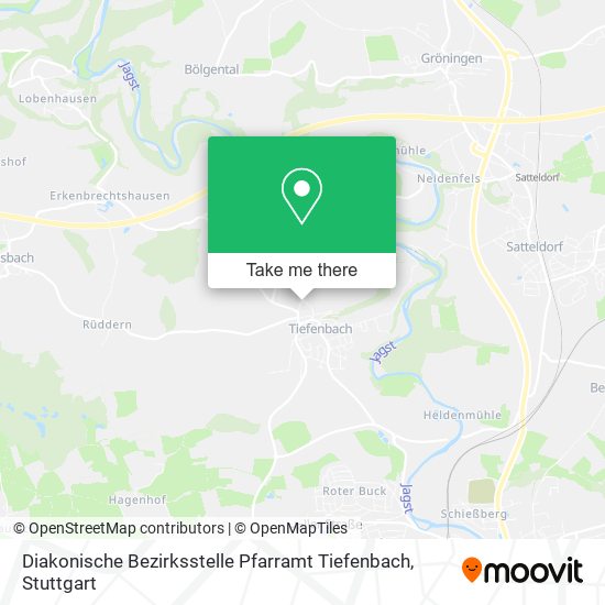 Diakonische Bezirksstelle Pfarramt Tiefenbach map