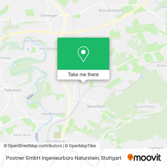 Postner GmbH Ingenieurbüro Naturstein map