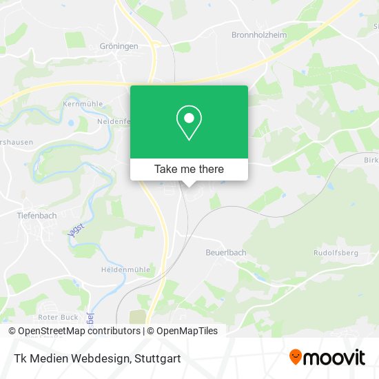 Tk Medien Webdesign map