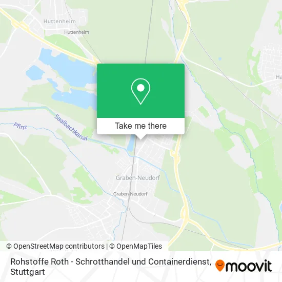 Карта Rohstoffe Roth - Schrotthandel und Containerdienst