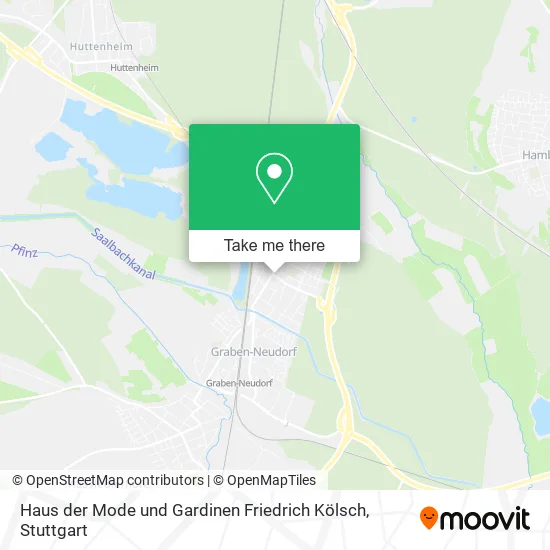 Карта Haus der Mode und Gardinen Friedrich Kölsch