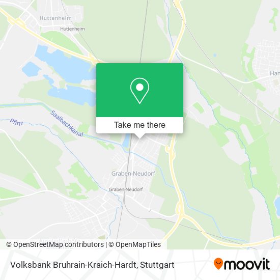 Volksbank Bruhrain-Kraich-Hardt map