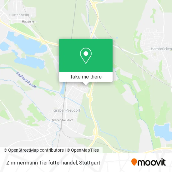 Карта Zimmermann Tierfutterhandel