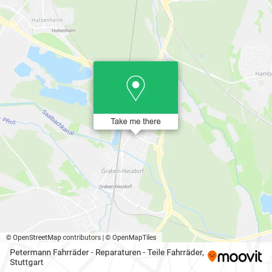 Карта Petermann Fahrräder - Reparaturen - Teile Fahrräder