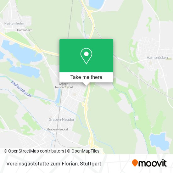 Vereinsgaststätte zum Florian map