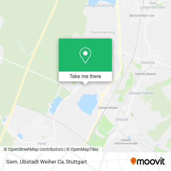 Gem. Ubstadt Weiher Ca map