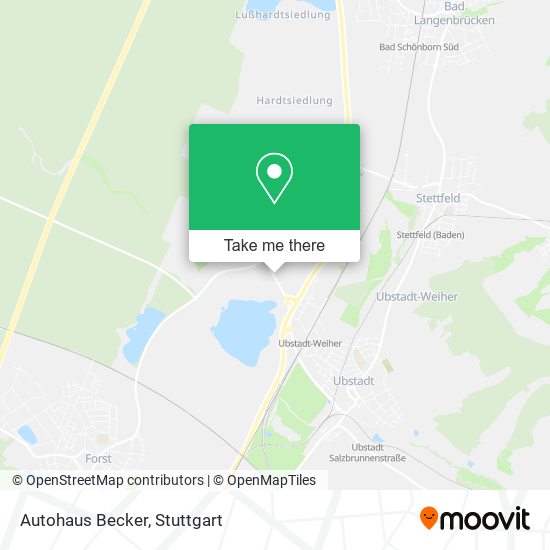 Autohaus Becker map