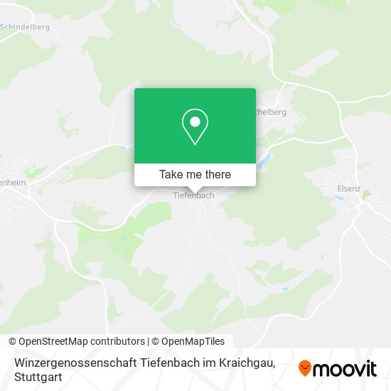 Карта Winzergenossenschaft Tiefenbach im Kraichgau