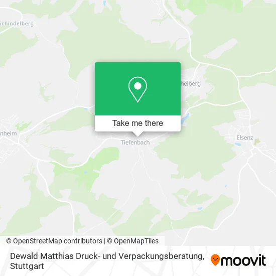 Карта Dewald Matthias Druck- und Verpackungsberatung