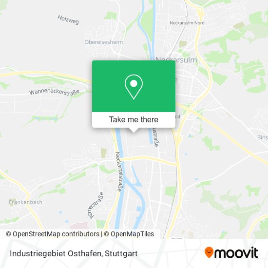 Industriegebiet Osthafen map