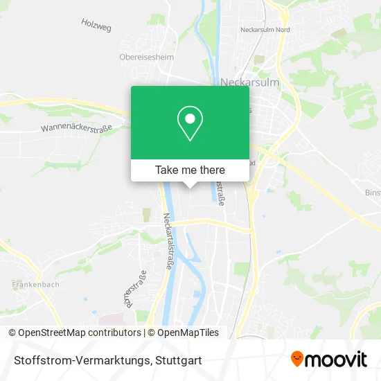 Карта Stoffstrom-Vermarktungs