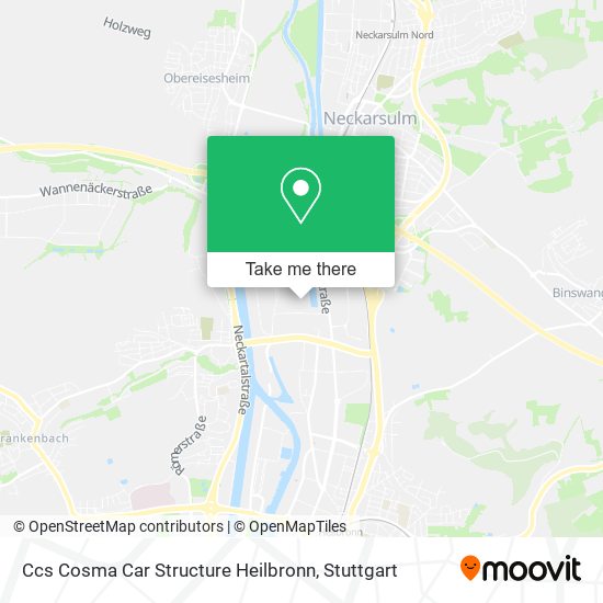 Карта Ccs Cosma Car Structure Heilbronn