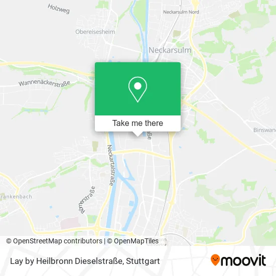 Карта Lay by Heilbronn Dieselstraße