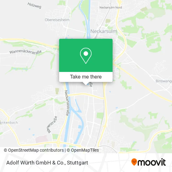 Карта Adolf Würth GmbH & Co.