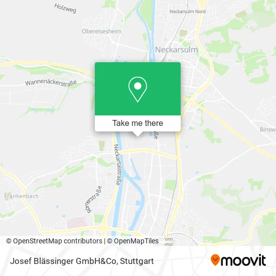 Карта Josef Blässinger GmbH&Co
