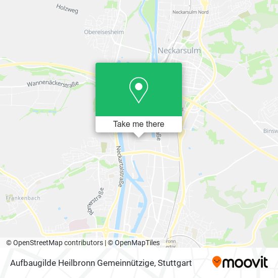 Aufbaugilde Heilbronn Gemeinnützige map