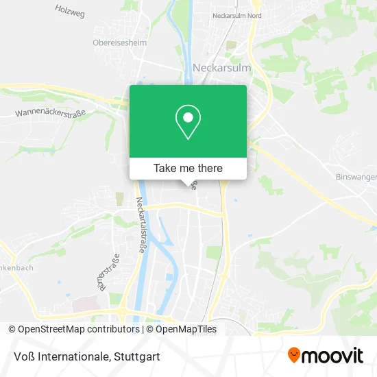 Карта Voß Internationale