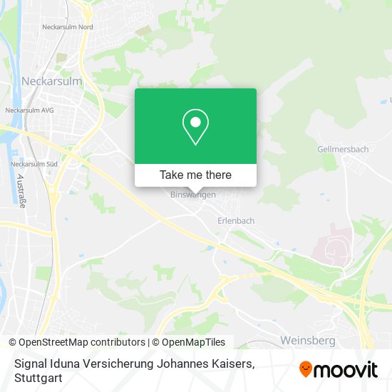 Signal Iduna Versicherung Johannes Kaisers map
