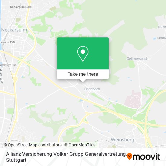 Allianz Versicherung Volker Grupp Generalvertretung map