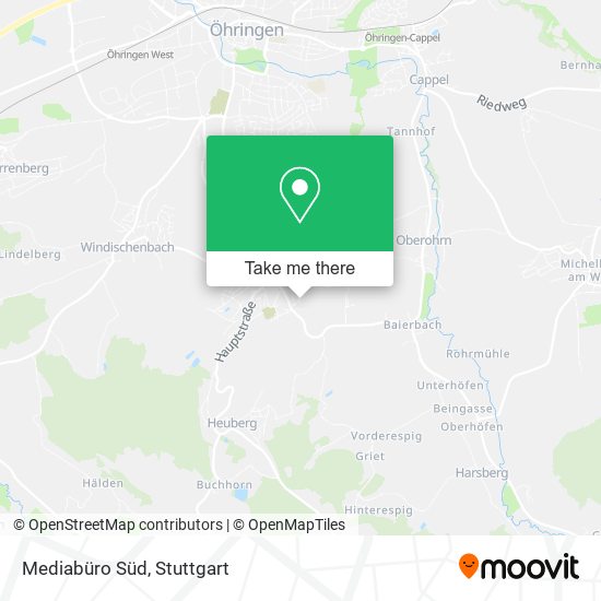 Mediabüro Süd map