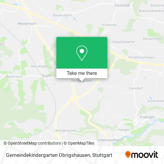 Gemeindekindergarten Obrigshausen map