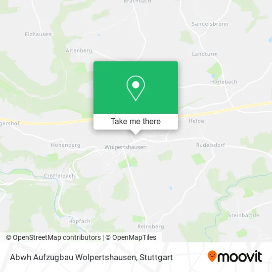Карта Abwh Aufzugbau Wolpertshausen