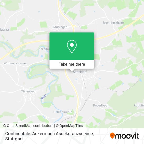 Continentale: Ackermann Assekuranzservice map