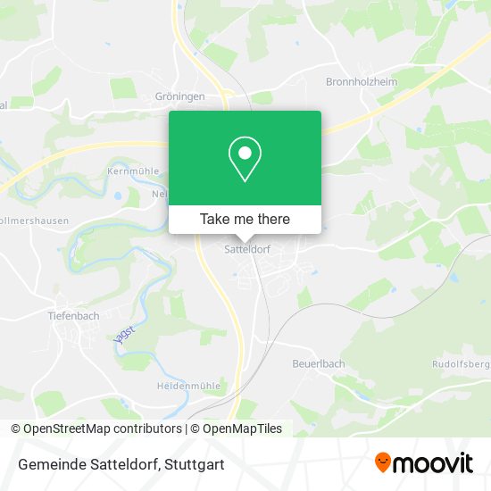 Карта Gemeinde Satteldorf