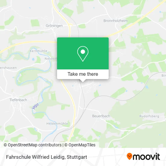 Карта Fahrschule Wilfried Leidig