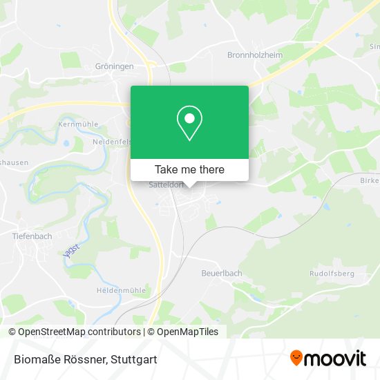 Карта Biomaße Rössner