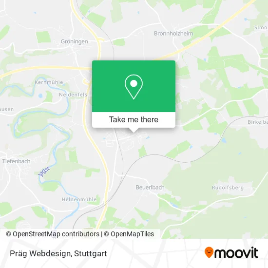 Карта Präg Webdesign