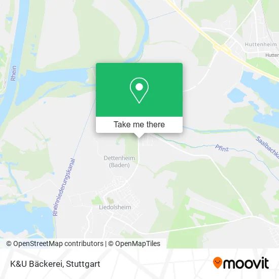 Карта K&U Bäckerei